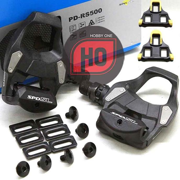 Shimano SPD SL Pedal PD-RS500 - Pedal Cleat Road Bike Penerus PD-R540