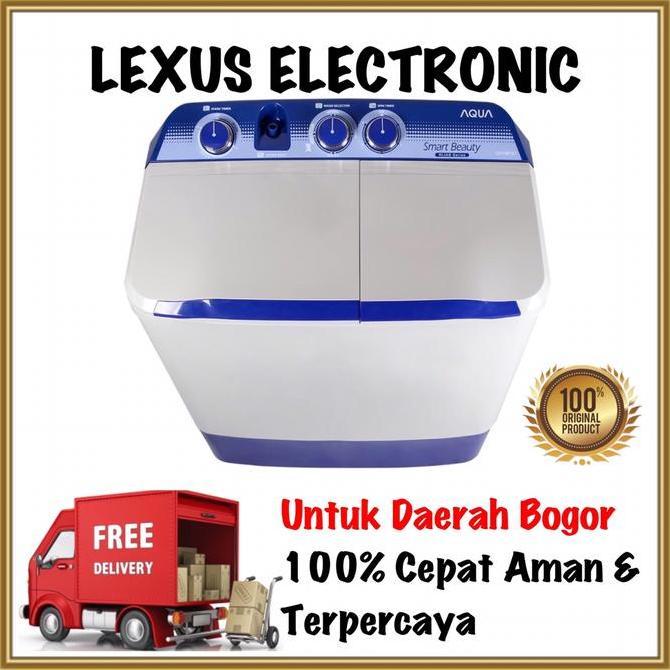 TERBARU - MESIN CUCI 2 TABUNG 8 KG AQUA QW-881XT 2 TABUNG AQUA MESIN CUCI 8KG