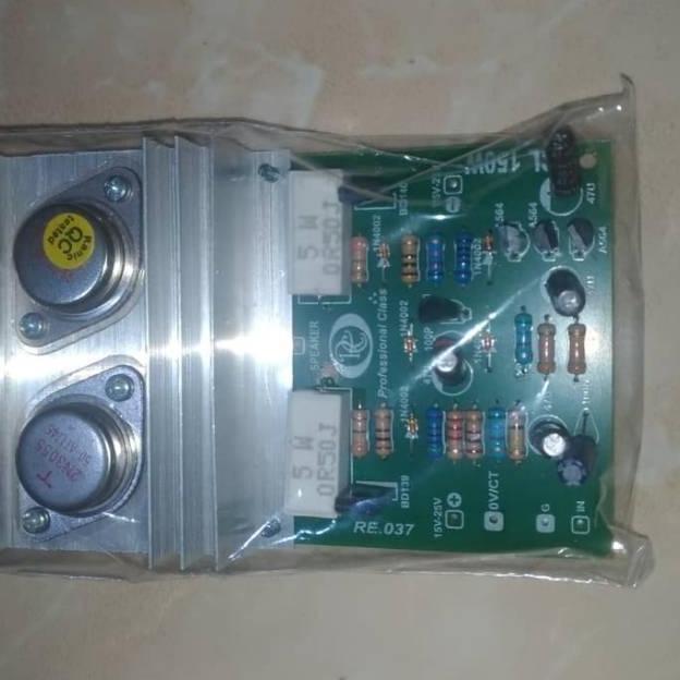 Kit ocl mono 150 watt jengkol 2n3055 mj2955 ( 340 )