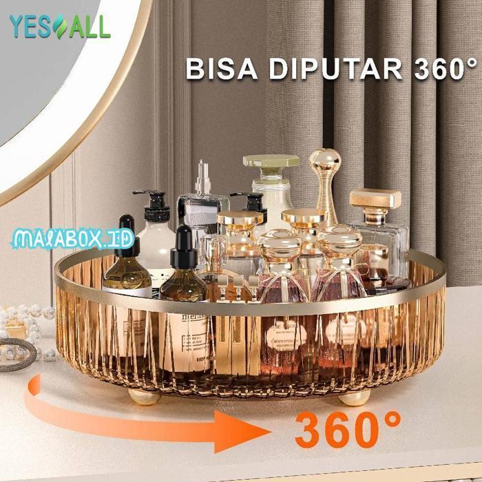 Bets Seller Ex45 Yesall Rak Kosmetik Aesthetic Tempat Make Up - Amber Gold Aesthetic Tray Minum Snx0