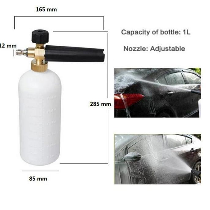 Tabung Spray Gun Tempat Alat Semprot Foam Cuci Mobil Motor Noozle