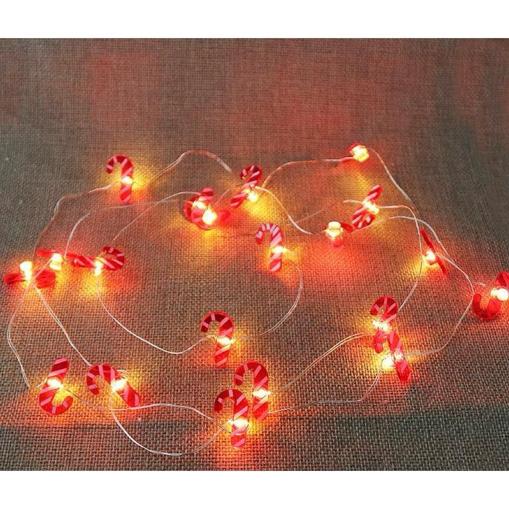 Eshal Mall Lampu Led 2 Meter Batre Natal / Lampu Dekorasi Pohon Natal Christmas/ Lampu String Natal 