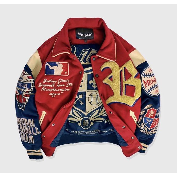 memphis origins varsity jacket britain (Limited Edition) TS