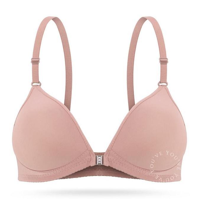 Promo Youve ( YouHave ) BH Bra Tanpa Kawat Push Up Bahan Seamless Bra Ada Jahitan Kait Depan 100219 