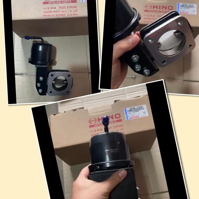 Exhaust break knalpot Dutro Asli - Lidah Knalpot Dutro Euro 2 Original Terlaris