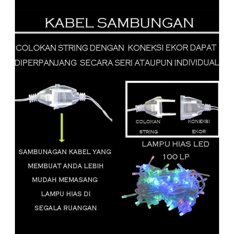 Promo Lampu Led Tumblr / Lampu Strip Dekorasi Waterproof( Dengan Baterai) 1M 10 Led+ Baterai Cod