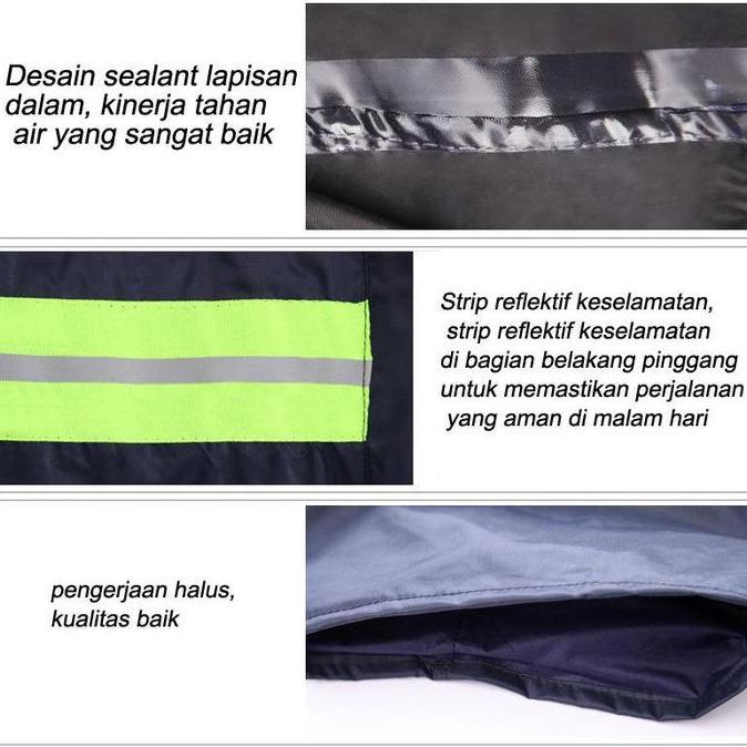 CANEL & CO Mantel Jas Hujan Dewasa Pria/Wanita/Pinguin Tebal PVC Dan Nilon Raincoat