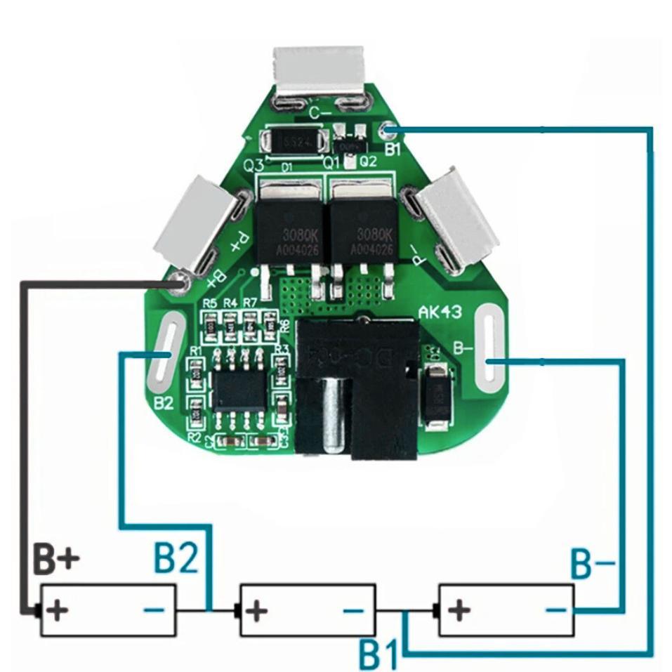 Diskon Modul BMS Sparepart Baterai 12V 21V BMS Modul Sparepart Baterai Jld Ryu Modern BMS 21V Viral