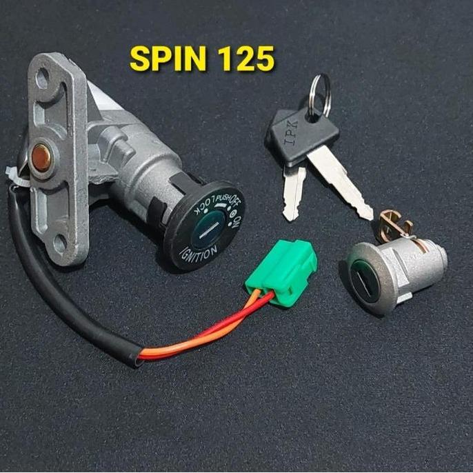 Promo KUNCI KONTAK SET PLUS JOK SUZUKI SPIN 125 SMASH LAMA NEX KARBU KOMPLIT  (Sparepart Sepeda Moto