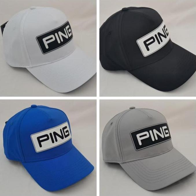 Topi Golf PING Men Golf Cap Topi Olahraga Golf Pria Topi Outdoor Baseball LA