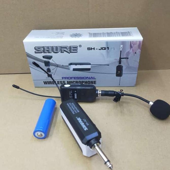 Mic Wireless Jepit Shure SH-JQ1 New Microphon wirer Original