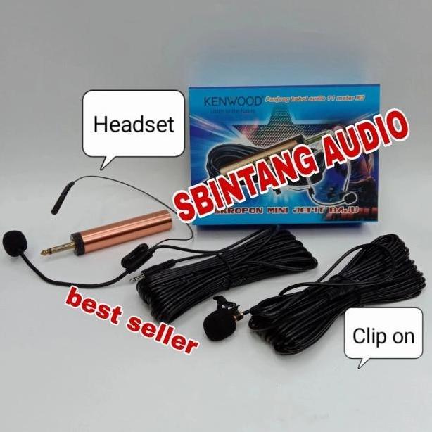 Mic imam masjid kenwood 2ch Original