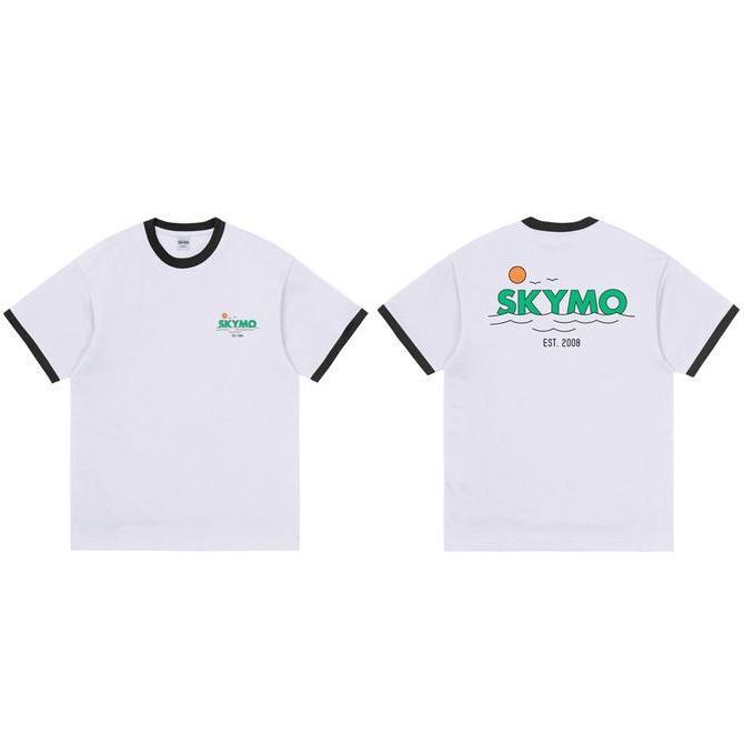 Kaos Pria Skymo Apparel Tshirt Float White