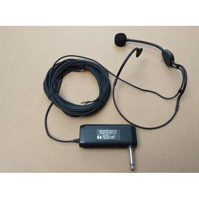Mic Headset ZM-370HS-AS TOA Microphone ZM370HS ZM370 HS Original