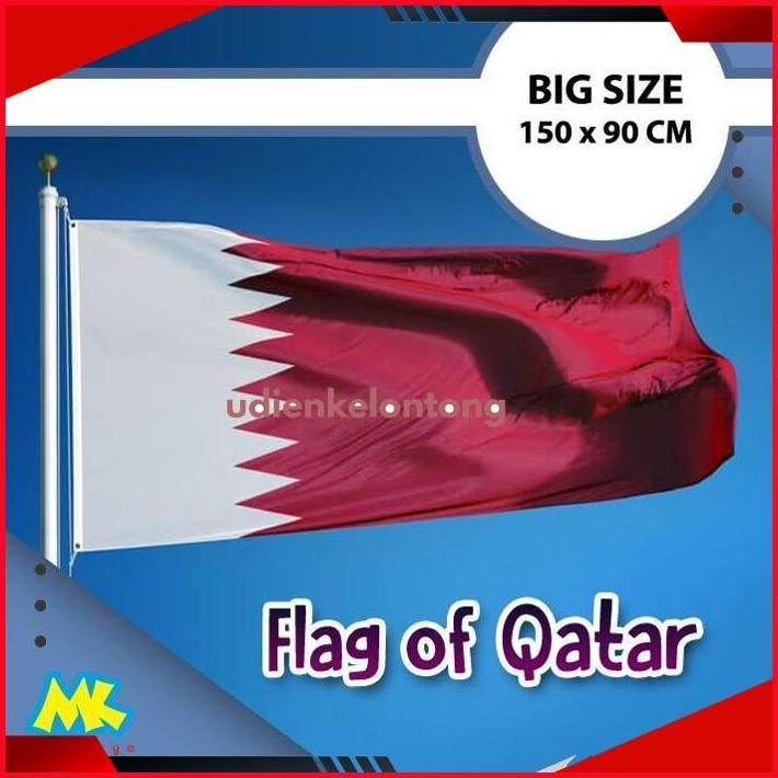 TC21 PK32 Bendera Qatar / Qatar Big Flag Original Termurah