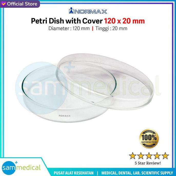 Normax Petri Dish With Cover 120X20Mm