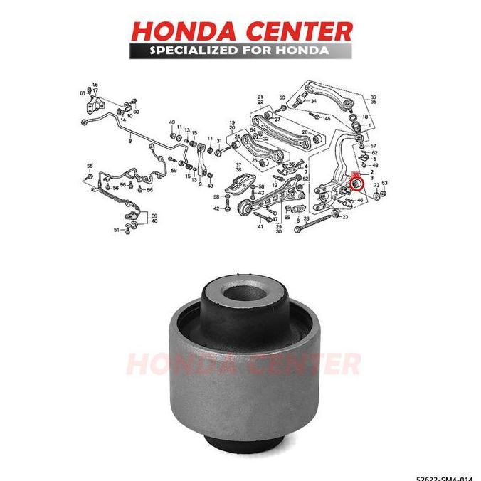 Bushing Shock Absorber Belakang Accord Prestige Maestro Cielo