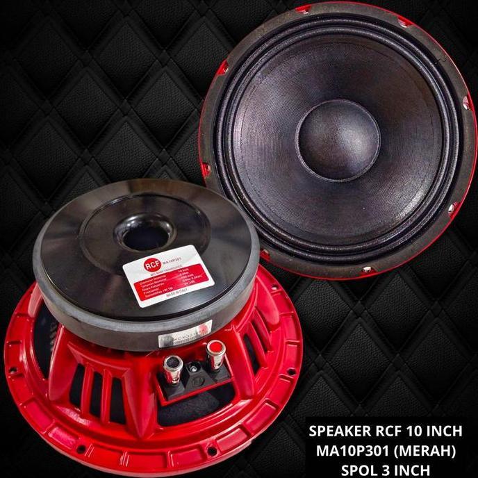 *:*:*:*:*] Speaker RCF 10 Inch MA10P301 / Komponen 10" MA 10P301 Red Merah