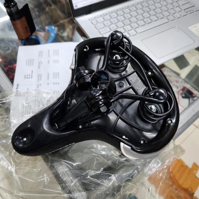 Saddle Sepeda Mini Per / Sadel Motor Listrik Genio Sd 3404 Bigblack