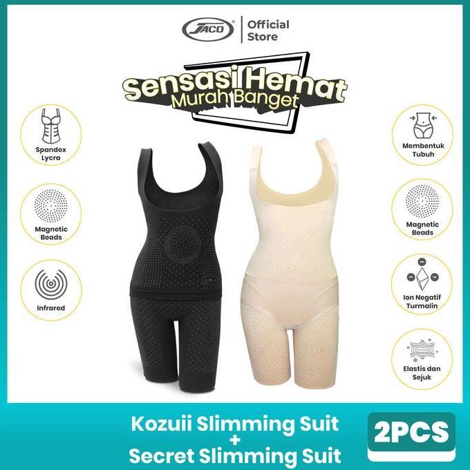 Promo Bundle 11 Korset Kozui Slimming Suit + Secret Slimming Suit Jaco COD