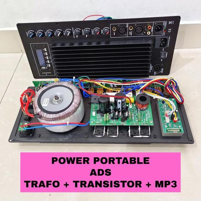 :0:0:0] Kit Power Mono ADS Portabel Aktif Amplifier + MP3 + Trafo