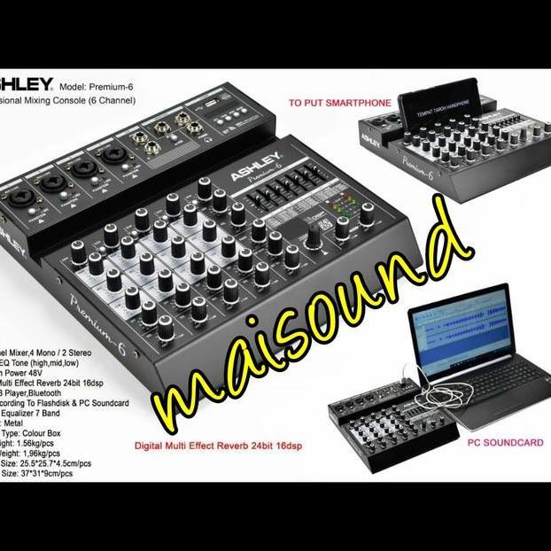 Mixer Audio Ashley 6 Ashley 6 Record