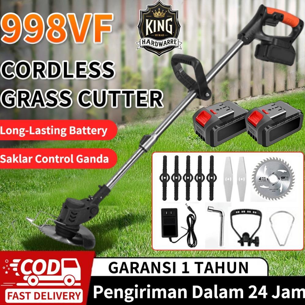 Kirim 2 bateraiKUALITAS JERMAN BAIPUXI 588V/1090V Mesin Pemotong Rumput Daya tinggi 10 baterai dapat