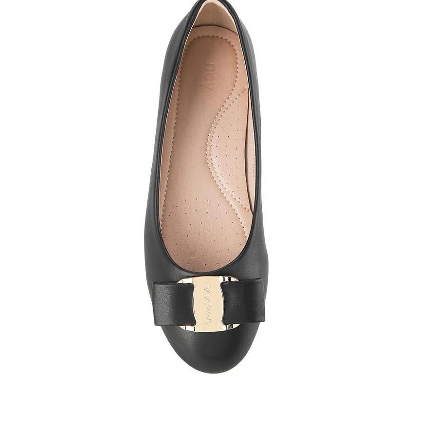 Ncy Shoes Sepatu Wanita Millie Flat Shoes Warna Hitam