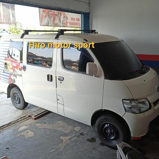 cross bar kaki roof rack grand max luxio