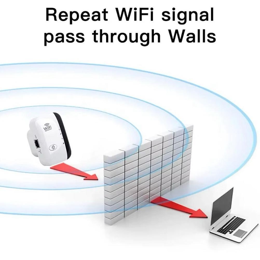 Wifi Repeater 300Mbps Penguat Wifi Extender Mini Repeater Sinyal Wifi Memperluas Jangkauan Penguat S
