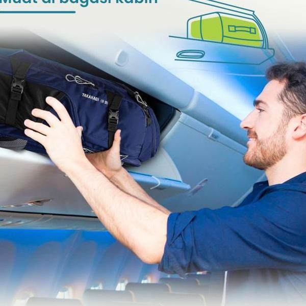 Travel Bapa Tas Traveling Mudik Ringan Praktis Serbaguna Simpel Pria Wanita Torch Takahagi