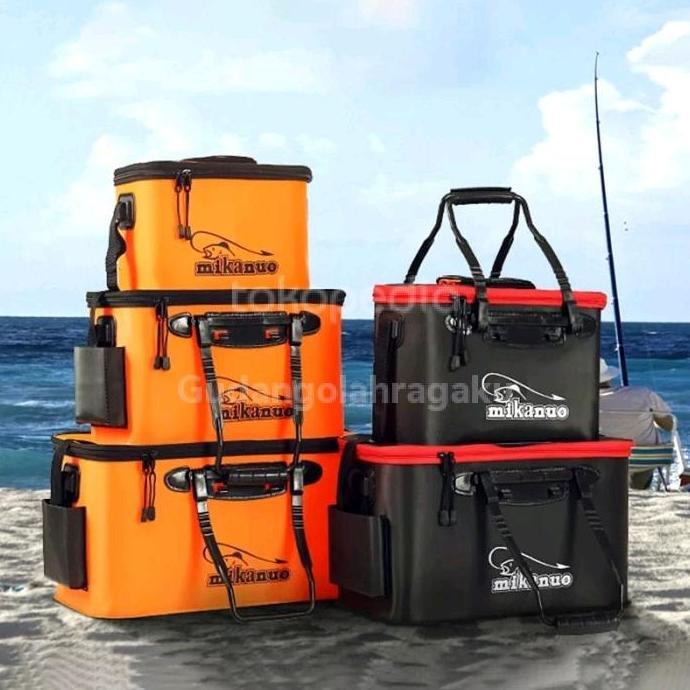 Ember Lipat Mancing Ikan Box Tempat Wadah Ikan Udang Umpan Hidup LM