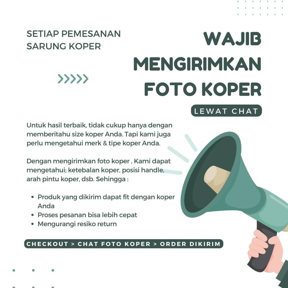 Sarung Koper Cover Full mika untuk Samsonite x BTS Butter Special Edition