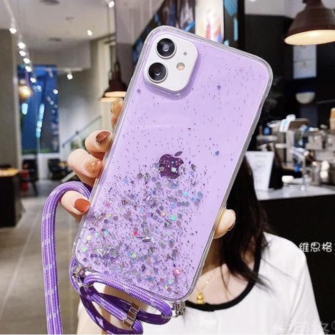 Case Tali Nagita Redmi 9T 2021 Lanyard Glitter Gantungan