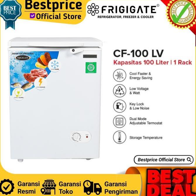 FRIGIGATE CHEST FREEZER 100 LITER F 100 LV FREEZER BOX LOW WATT