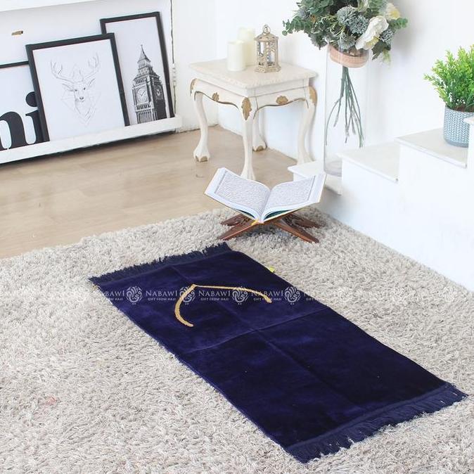Promo Sajadah Turki Velteksa Polos Tanggung Bulu Tebal Lembut Sajadah Traveling Souvenir Tahlilan Ta