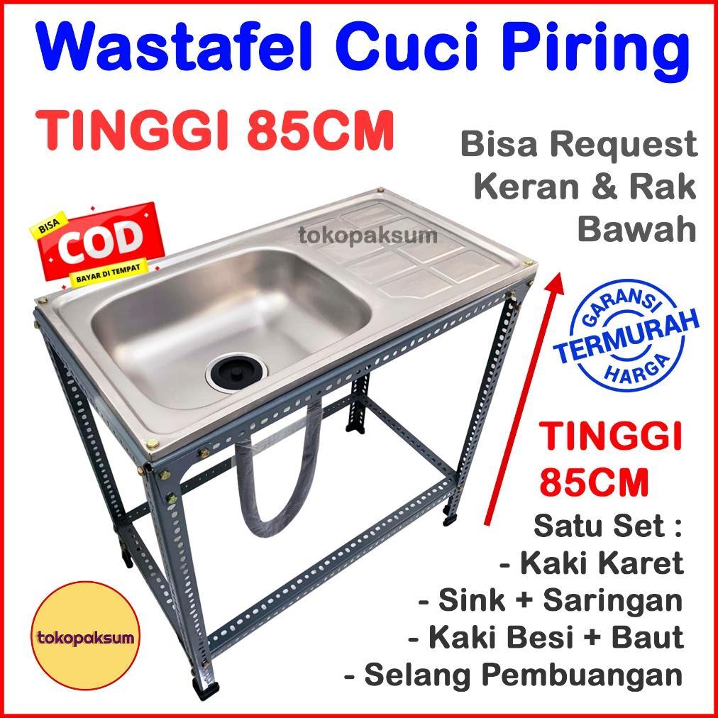 Wastafel Cuci Piring Portable Bak Cuci Piring Stainless Portable Kitchen Sink