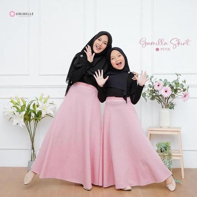 Promo Oribelle Kids Gamilla Skirt - Basic skirt - Rok anak/Rok dewasa- Rok Bawahan - Busana Muslim -