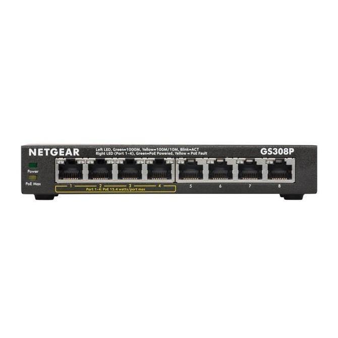Netgear GS308EP 8-PORT GIGABIT ETHERNET SWITCH POE+ - GS 308EP