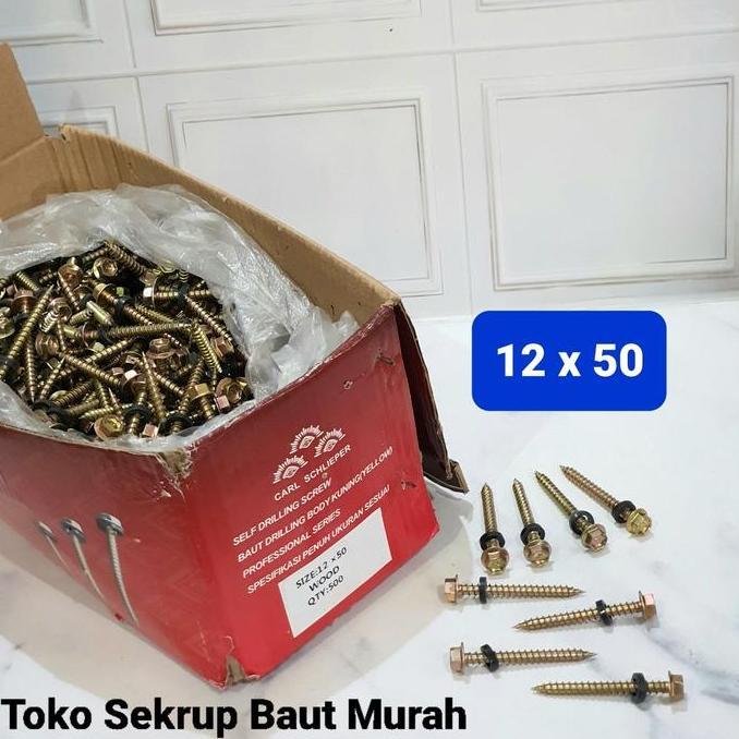 Promo Baut Drilling Kayu 12X50 / Sds Wood 12 X 50 Cod