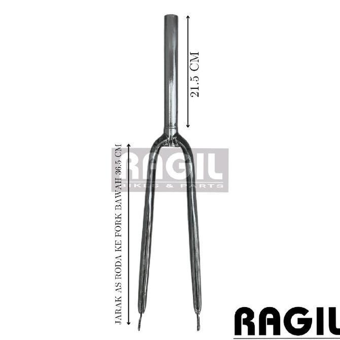 Fork Sepeda Rigid Oversize 28.6 26 27.5 Inch 700C 700 C Gravel Insert 25.4 Besi Os Porok Garpu Mtb K