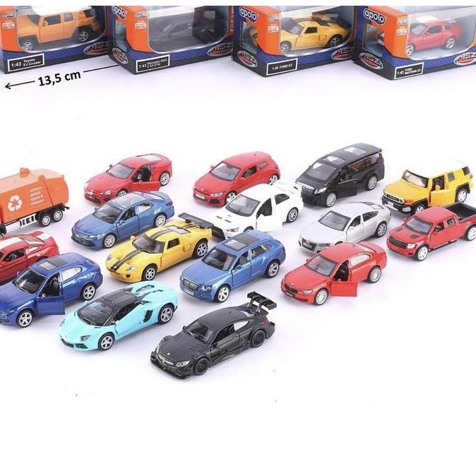 TERMURAH DIECAST APOLO MSZ MOTIF RANDOM ORIGINAL MAINAN MOBIL-MOBILAN