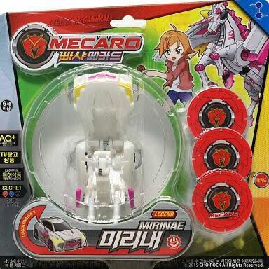 MECARD BBASHA 015 LEGEND MECANIMAL MIRINAE ORIGINAL MAINAN ROBOT MOBIL