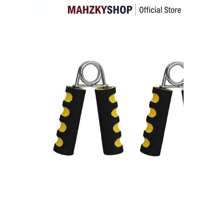 Kinetic Hand grip Soft - Hitam/Kuning Alat Olahraga Pelatih Otot Tangan Lengan Perlengkapan Fitness 