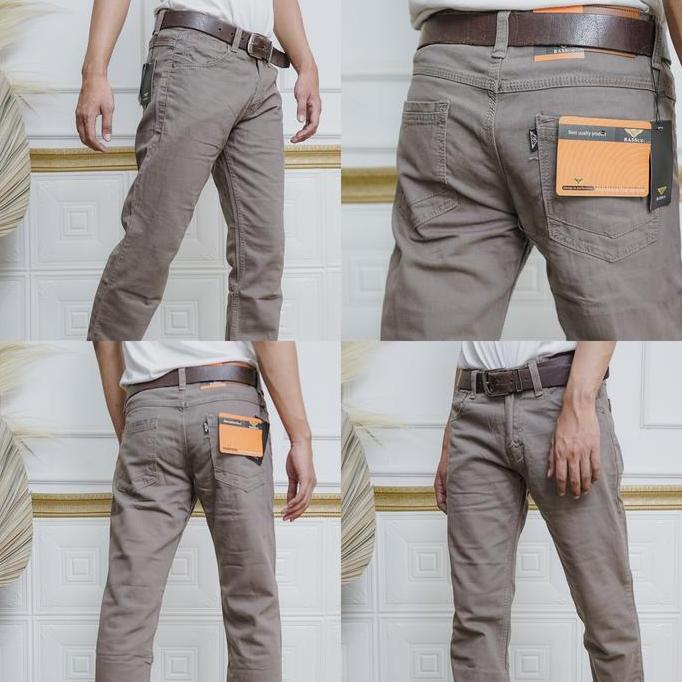 Promo Celana panjang pria premium / celana panjang bahan pria / celana pria kanvas COD