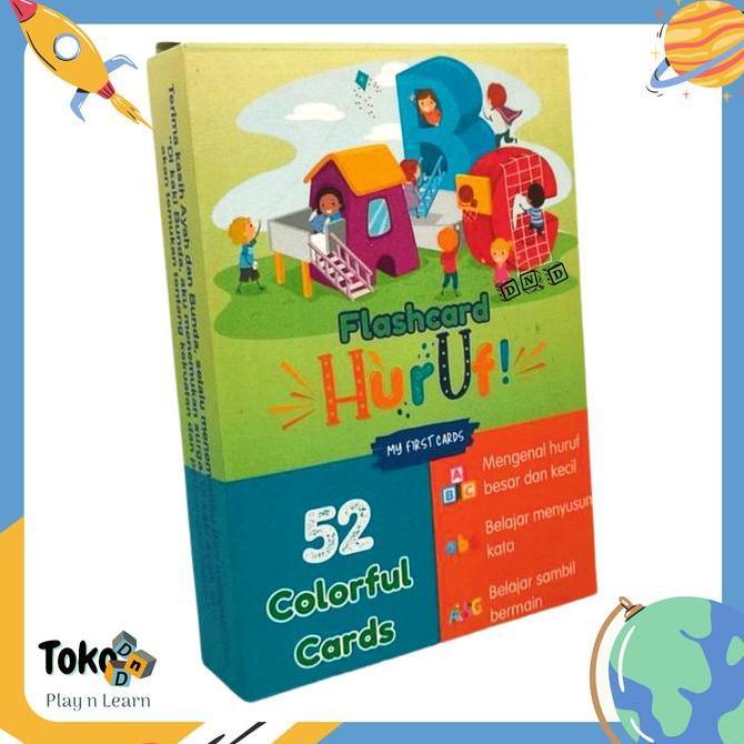 Mainan Edukasi Anak My First Flashcards Huruf Abjad Kartu Alphabet