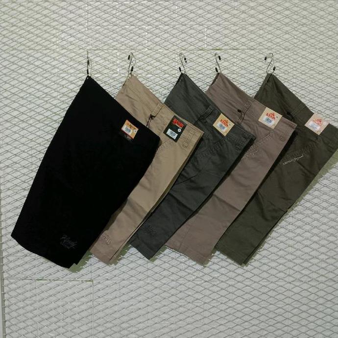 Promo celana pendek chinos kendy polos || celana pendek pria chinos polos kendy terbaru 27/38 katun 