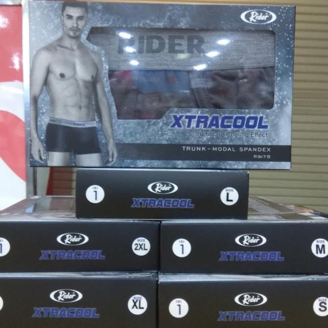 Promo CELANA DALAM PRIA BOXER RIDER SPORT XTRACOOL R917B ISI 1PCS COD