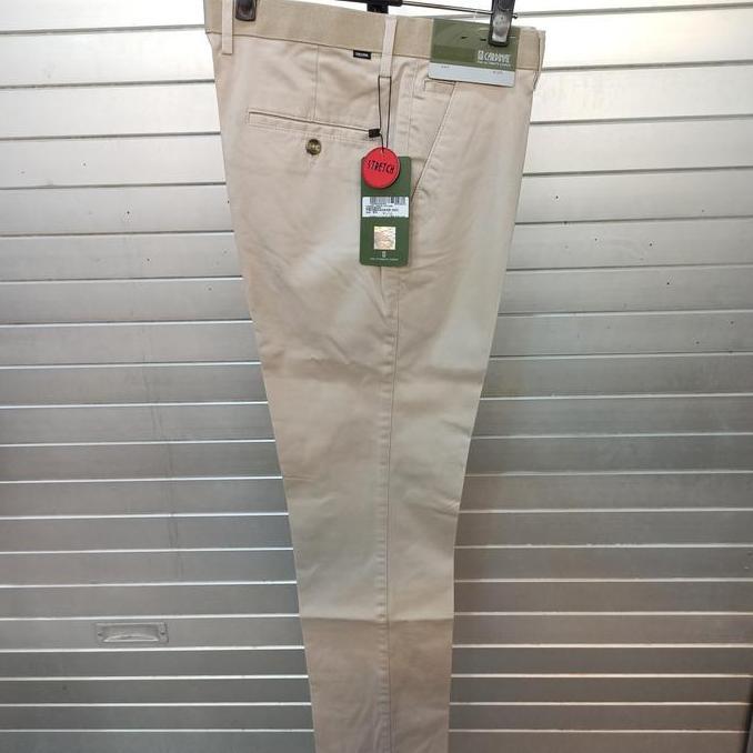 Promo Celana Casual Chinos CARDINAL Original Pria Krem Slim FBUBI2094 COD