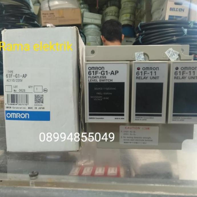WLC OMRON 61F-G1-AP + 61F-11 + 61F-11 2 tandon original omron